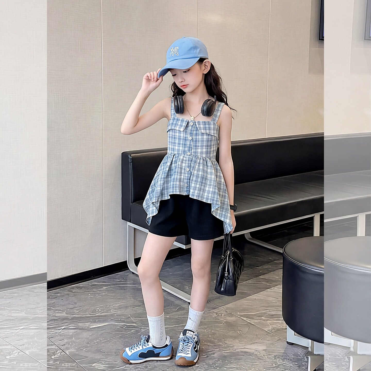 女童夏季套装2026新款洋气儿童女