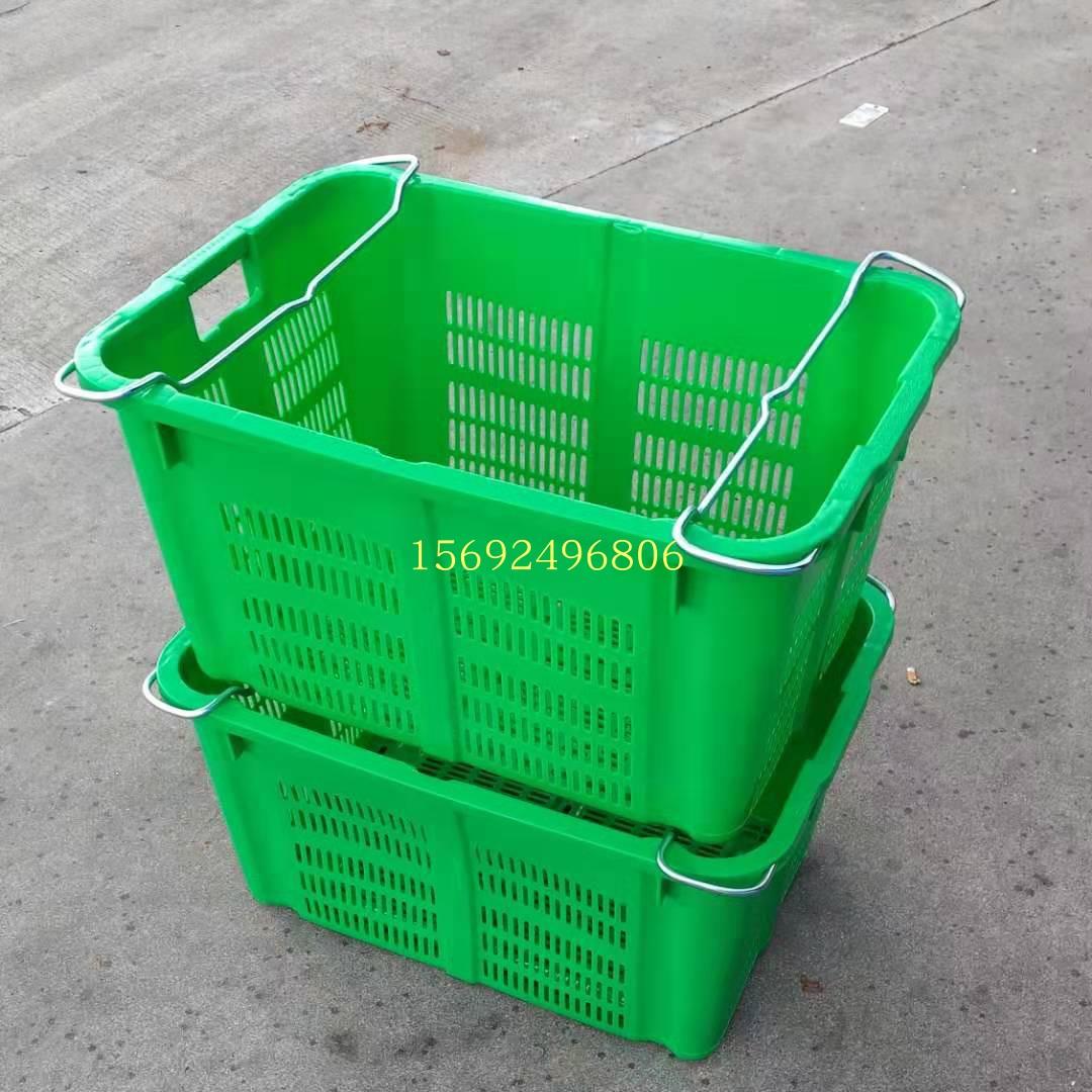 熟胶框筐长方形胶筐塑料萝筐周转筐子蔬菜篮子特大号篓筐水果