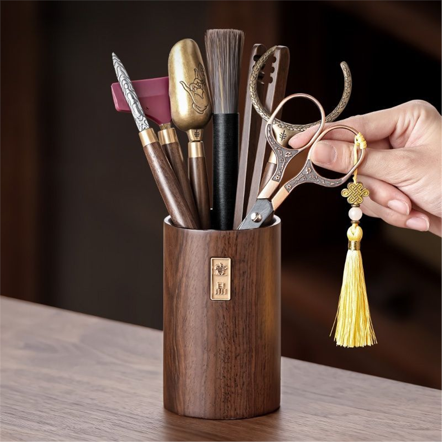 用品配件功夫茶桌摆件套装工具垫君子茶台泡茶茶道茶杯茶具大全六