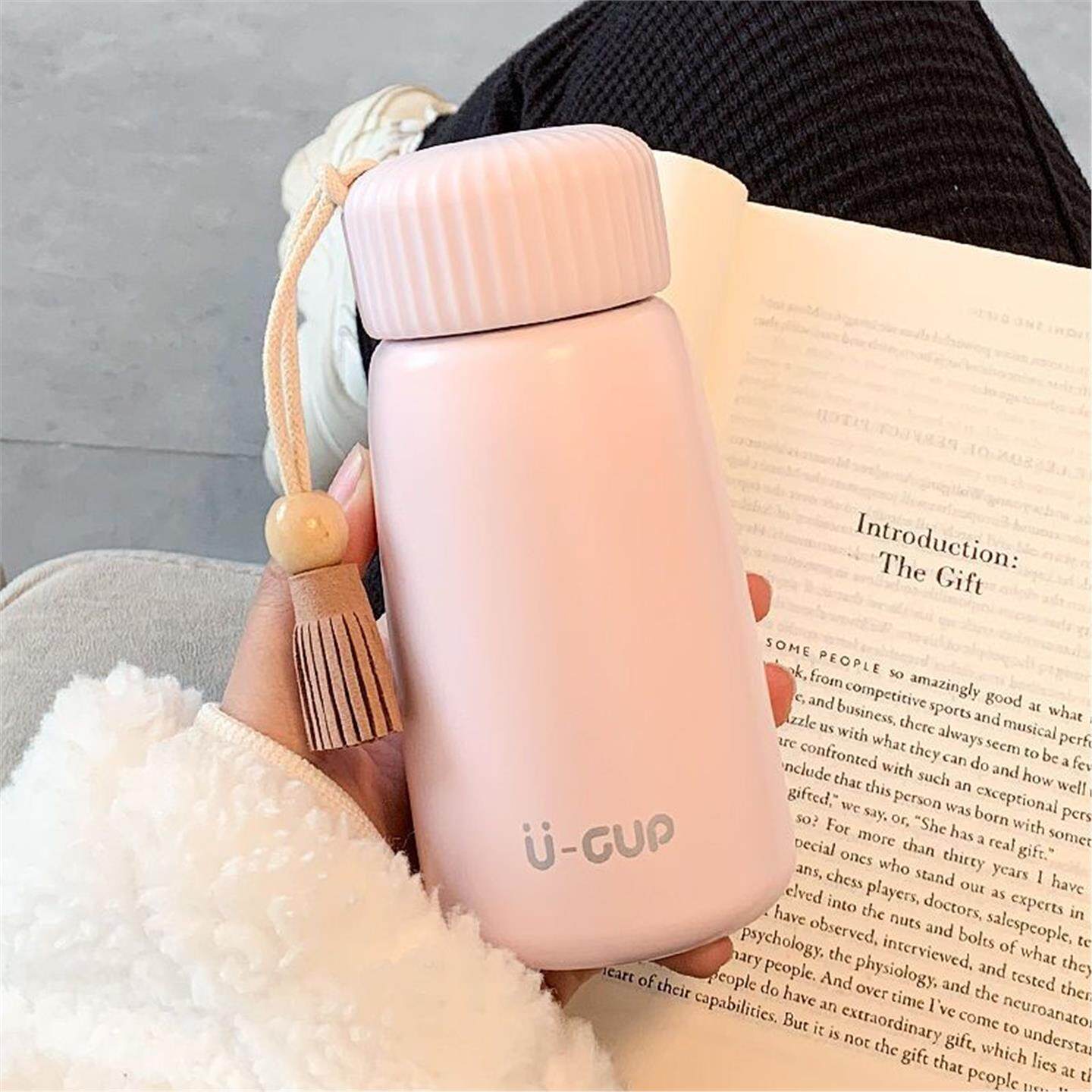 学生韩式迷你杯子淑女可爱水杯女生ins小巧风男便携高颜值保温杯