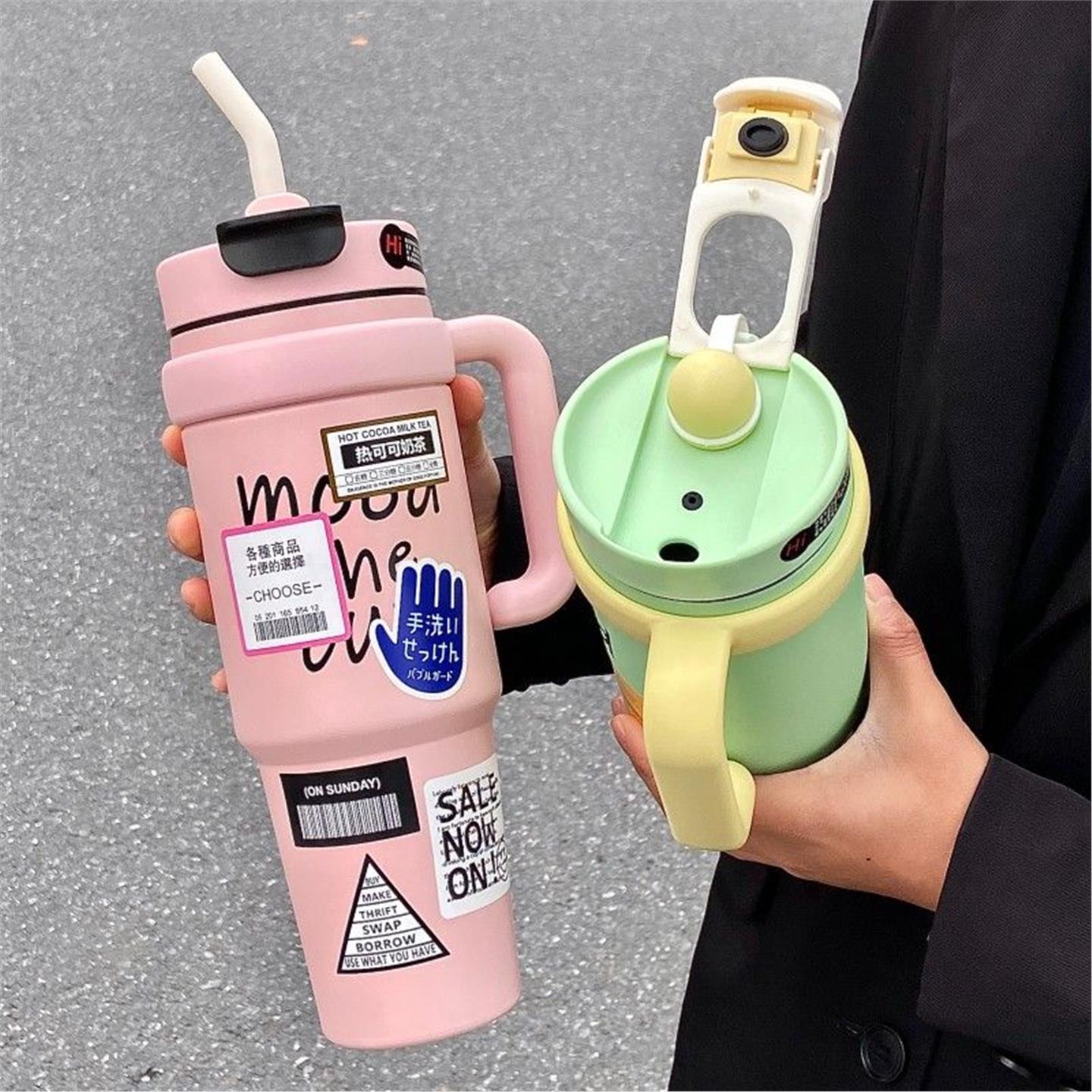水杯吸管可爱冰霸316巨无