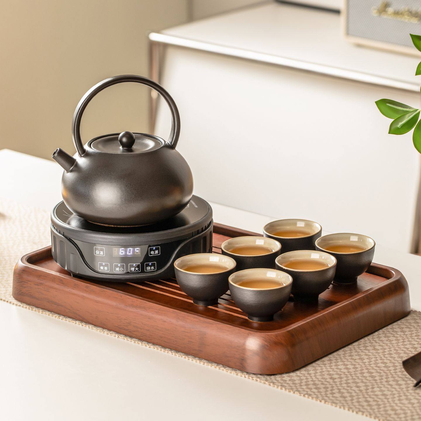 器茶壶2026陶瓷水壶泡茶办公室煮茶新款耐高温电陶炉套装煮家用烧