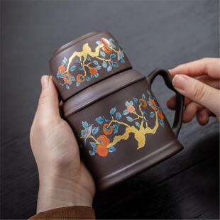 暖壶焖杯水壶办公保温小原矿水杯紫砂老式壶茶壶复古大容量紫砂