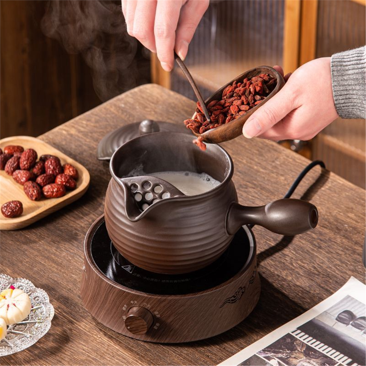 花果茶电陶炉明火煮耐高温