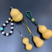 小葫芦挂绳挂件汽车挂饰精品葫芦镶口帽钉配饰手把件文玩葫芦精品