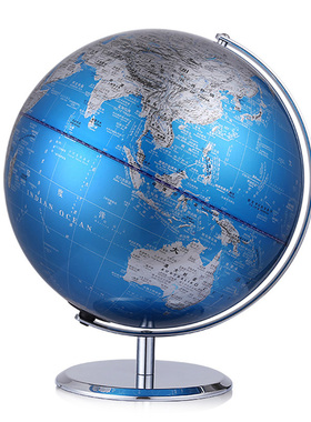 高端地球仪摆件高清大号书房办公室桌酒柜客厅装饰品创意家居摆设