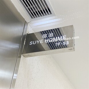 广告招牌定制 户外led镂空不锈钢灯箱店铺门头发光字铁艺悬挂墙式