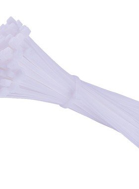 宽度3/4/5mm黑色尼龙扎带束线电脑捆绑带塑料长强力自锁式固定器