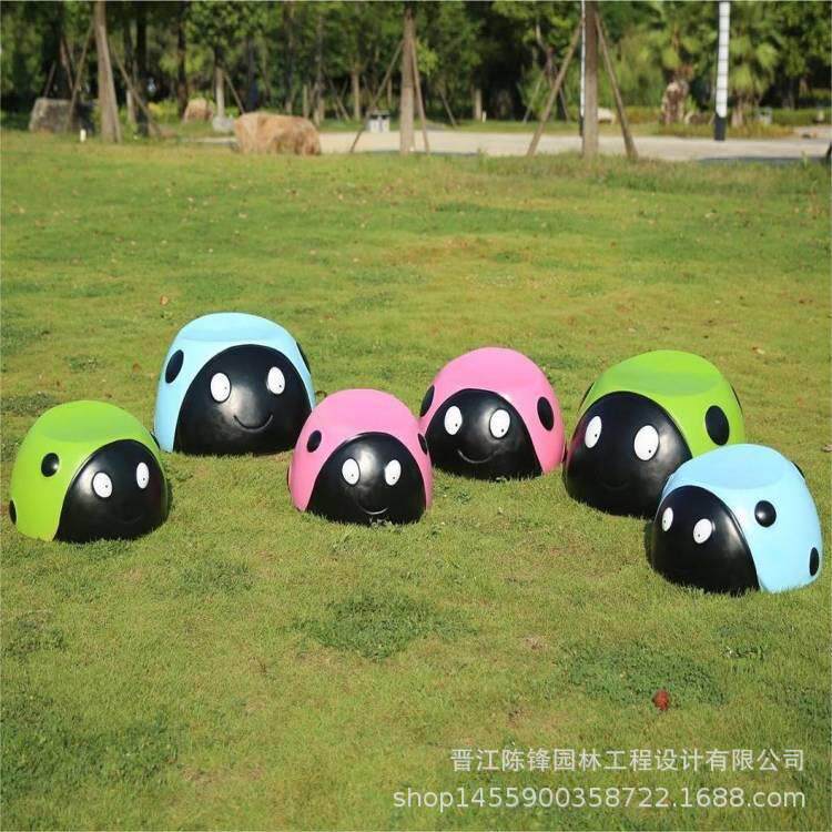 大号树脂昆虫艺术品小卡通座椅动物雕塑庭院户外景观美陈家居摆件