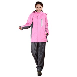 防水防风保暖防寒 男加厚双层加绒分体冬季 加棉冬天雨衣女雨裤 套装