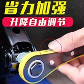 汽车千斤顶手摇杆省力扳手车载小轿车用通用配件摇把摇手随车工具