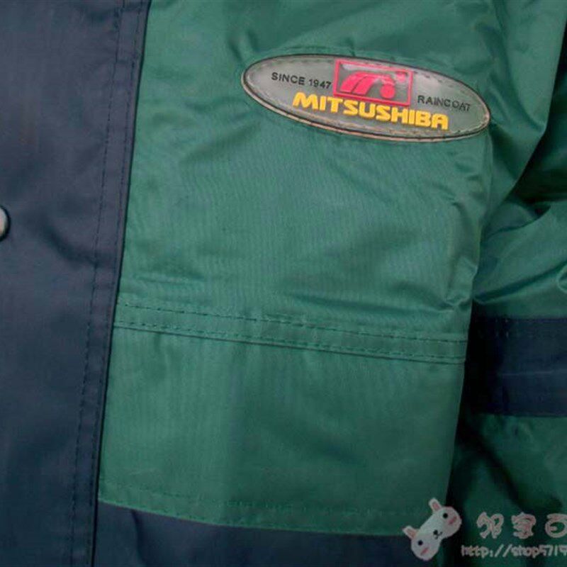 包邮麦芝西柏男女雨衣雨裤套装双层连手套全天候背部透气反光条