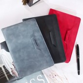 商务记事本文具笔记本本子A5手账本日记本办公B5创意简约皮面定制