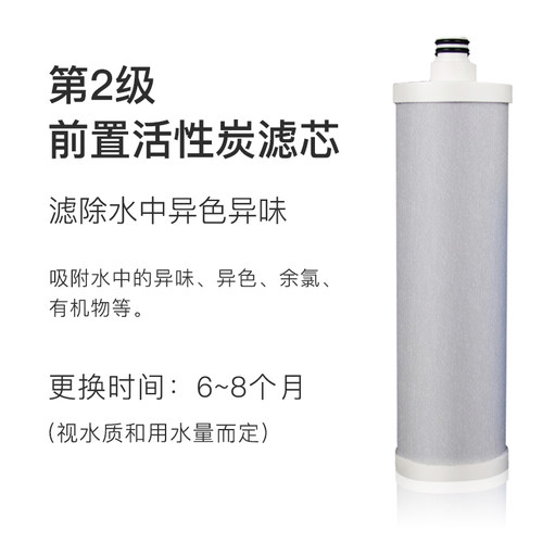 世韩净水器CW-2000U-5S全套插入PP棉活性炭500GRO膜快接韩式滤芯