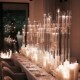 饰软装 婚庆路引道具轻奢摆件水晶玻璃酒店装 水晶烛台摆件欧式 法式
