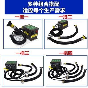 扇形蛇形离子喷嘴去除静电除尘枪静电消除器 203C扁嘴离子风蛇