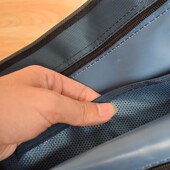 手提文件袋帆布A4办公拉链袋大容量男女多层资料袋公文包会议竖版