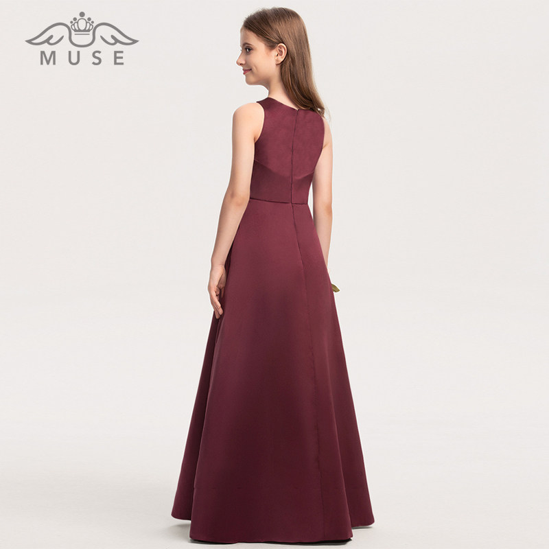 2023中大童钢琴演奏礼服中学生女童小提琴音乐团演奏合唱礼服长裙