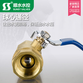 101铜球阀加厚黄铜内丝球阀自来水开关丝口水阀水管 铜阀门4分6分