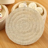 丝瓜络蒸笼垫蒸馍不粘易清洗耐用双层圆形蒸笼布丝瓜瓤笼屉蒸垫子