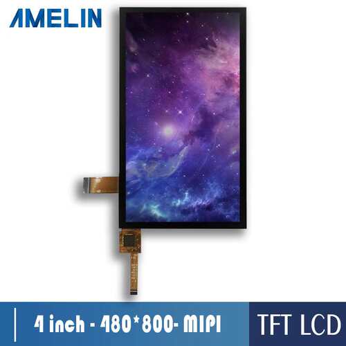4寸LCD触摸屏 电容触摸 480*800分辨率MIPI接口 IPS液晶显示屏LCD