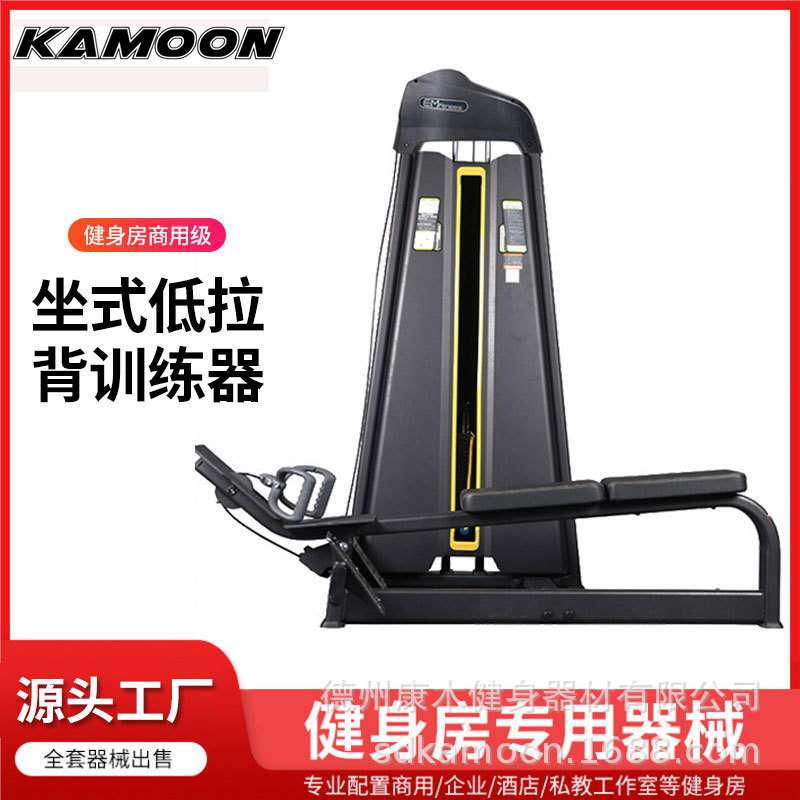 厂家 商用健身器材力量训练器室内运动器械 坐式低拉划船背部