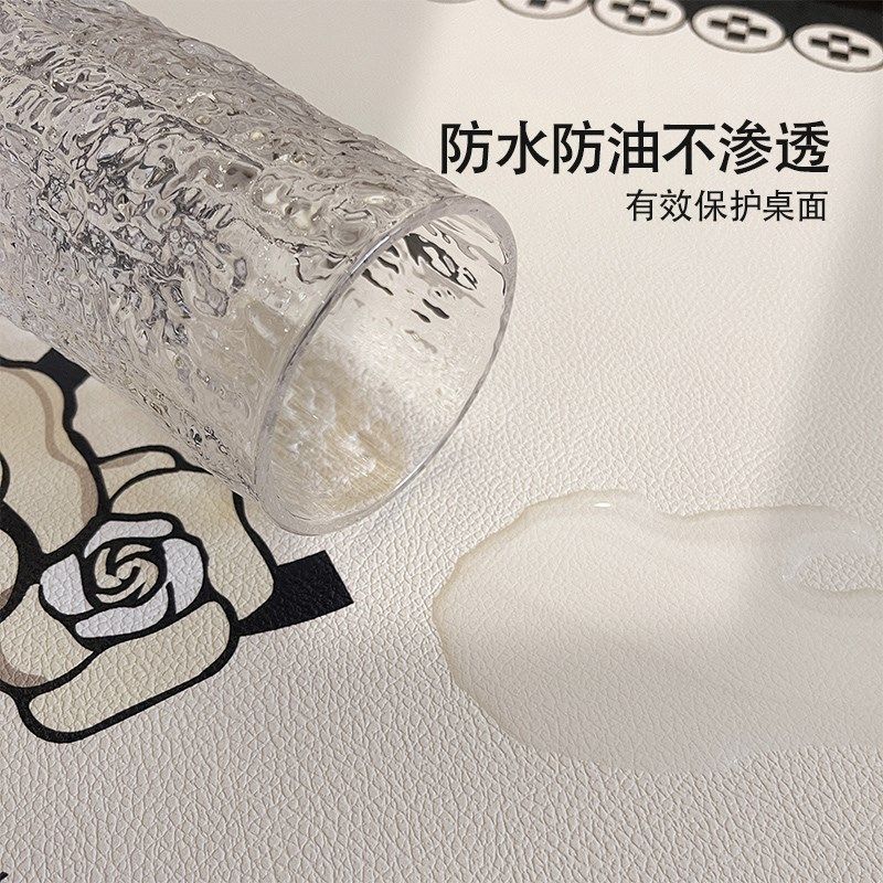 梳妆台桌垫防油防水防烫桌面桌子台面保护垫办公化妆美甲皮革桌布,居家布艺,桌布,淘宝优惠券,粉丝福利购,淘宝优惠卷