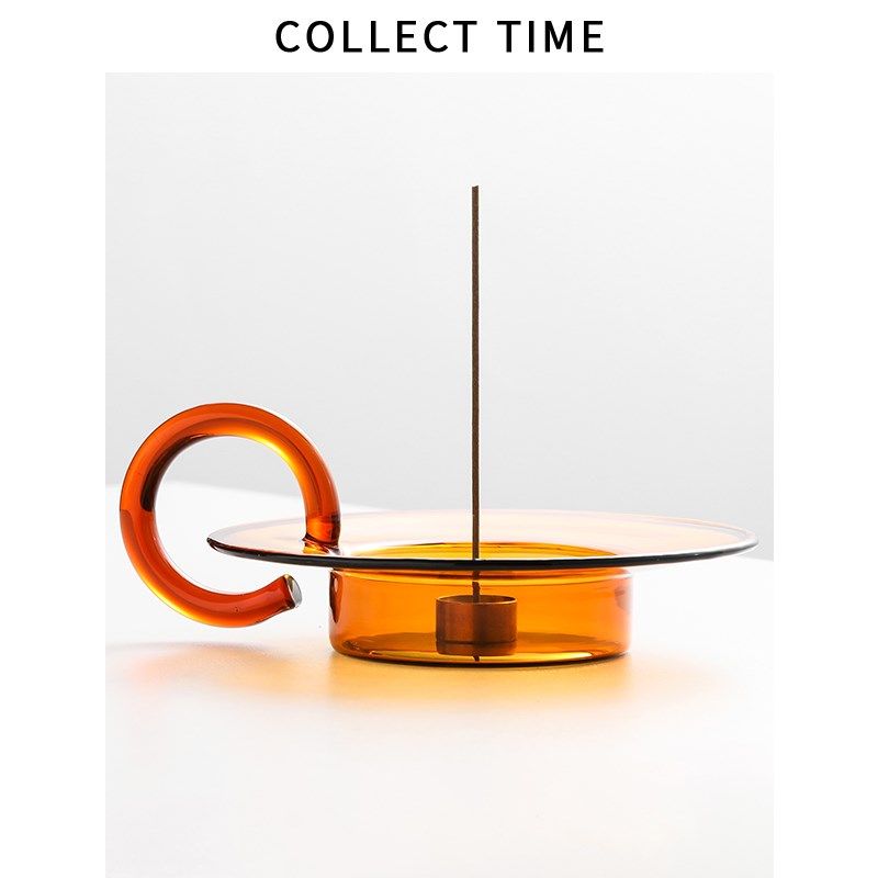 小众琉璃香薰炉香插香座香托香薰炉线香炉家用室内高级感香薰摆件,家居饰品,香托/香盘/香座/香插,淘宝优惠券,粉丝福利购,淘宝优惠卷