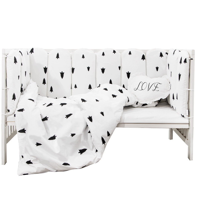 婴儿床床围加高围栏软包a类纯棉防撞儿童拼接床护栏宝宝小床围挡