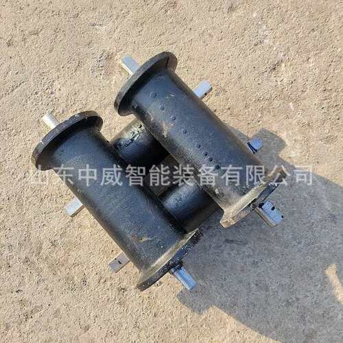 煤矿用铸钢地滚轮 钢丝绳托绳轮地滚轮 焊接材质矿用钢丝绳地滚轮