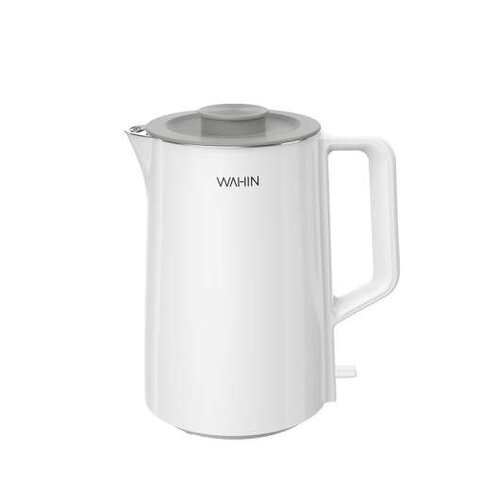 华凌电热水壶1.5L容量304不锈钢内胆双层防烫拔盖设计WH-H2a