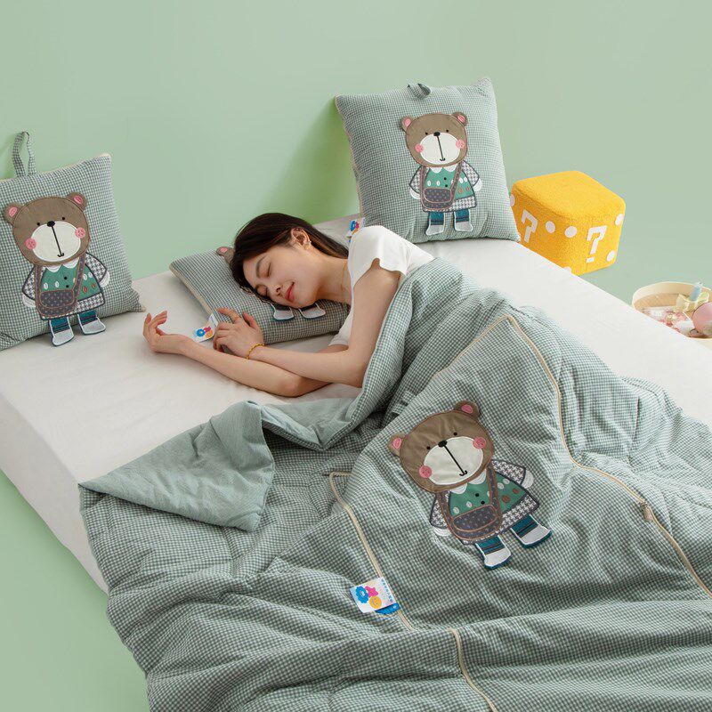 全棉 手提式 抱枕被子两用2025新款午睡毯子二合一车载靠枕枕头被,居家布艺,抱枕被,淘宝优惠券,粉丝福利购,淘宝优惠卷