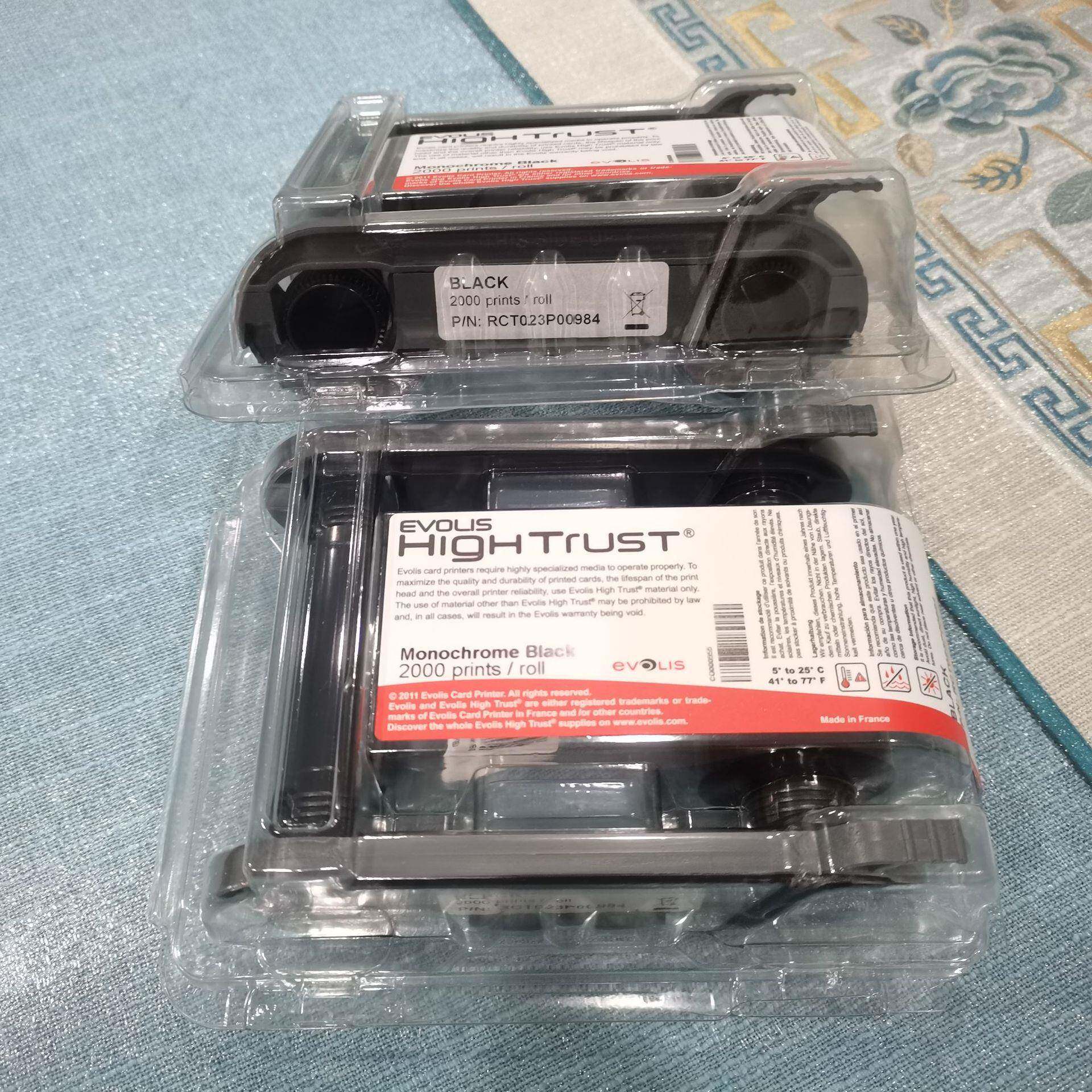 evolis 爱立识primacy zenius证卡打印机专用黑色带RCT023P00984