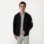 大潘专享 秋季 连帽拉链针织外套男士 休闲百搭开衫 MD102