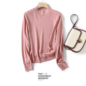 精纺可机洗100%羊毛衫 悟空粉丝专享 半高领打底HN658