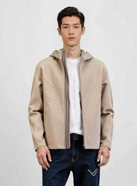 【悟空粉丝专享】男士春秋连帽针织拉链开衫TD1018