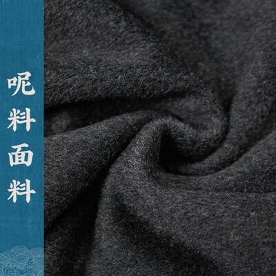 出家僧人居士打坐披风冬季呢料加棉披风连帽插袖师父禅修观音斗篷