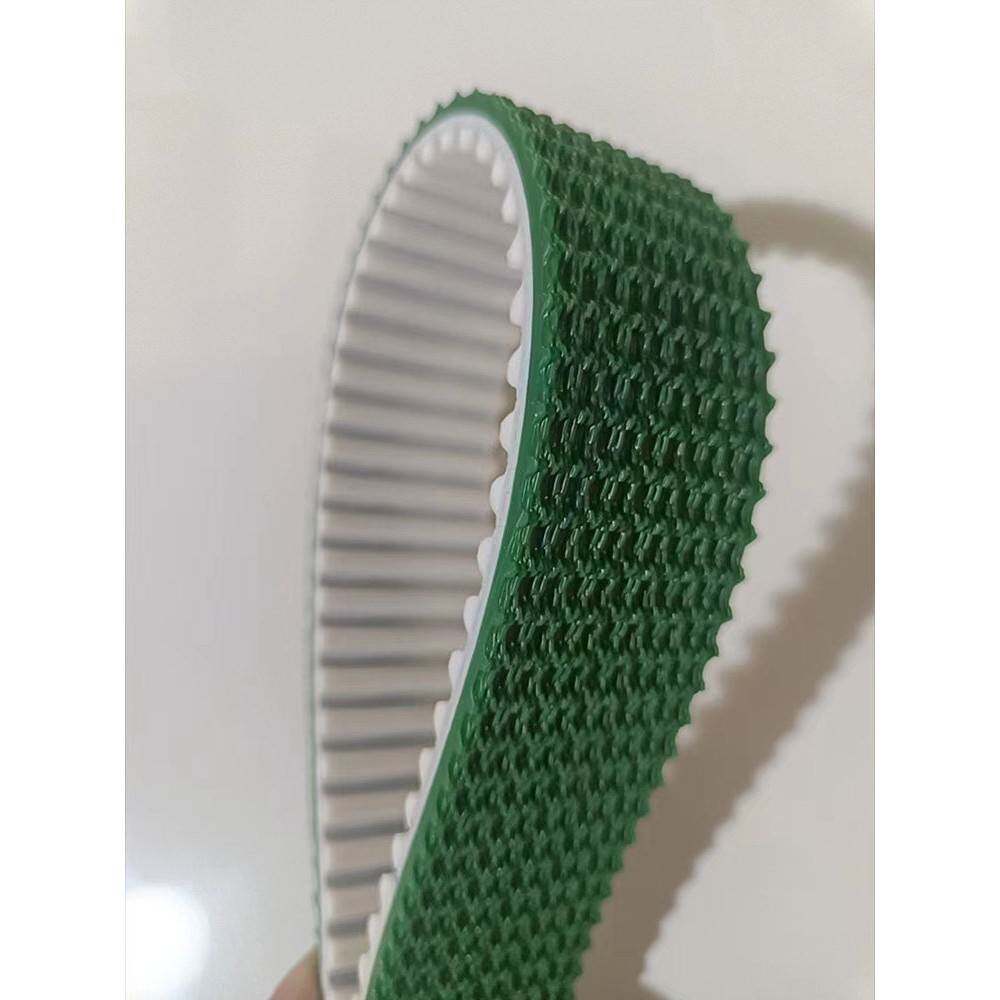 8M聚氨酯同步带表面加PVC草坪花纹机械电子设备防滑爬坡PU传动带