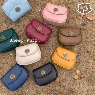 【现货】古堡信差 绵羊泡芙原创复古ins小众设计百搭斜挎马鞍包女