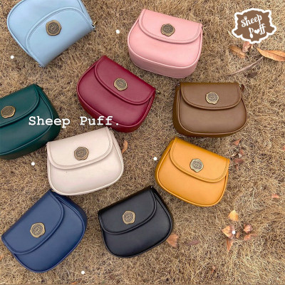 原创绵羊泡芙复古风马鞍包现货