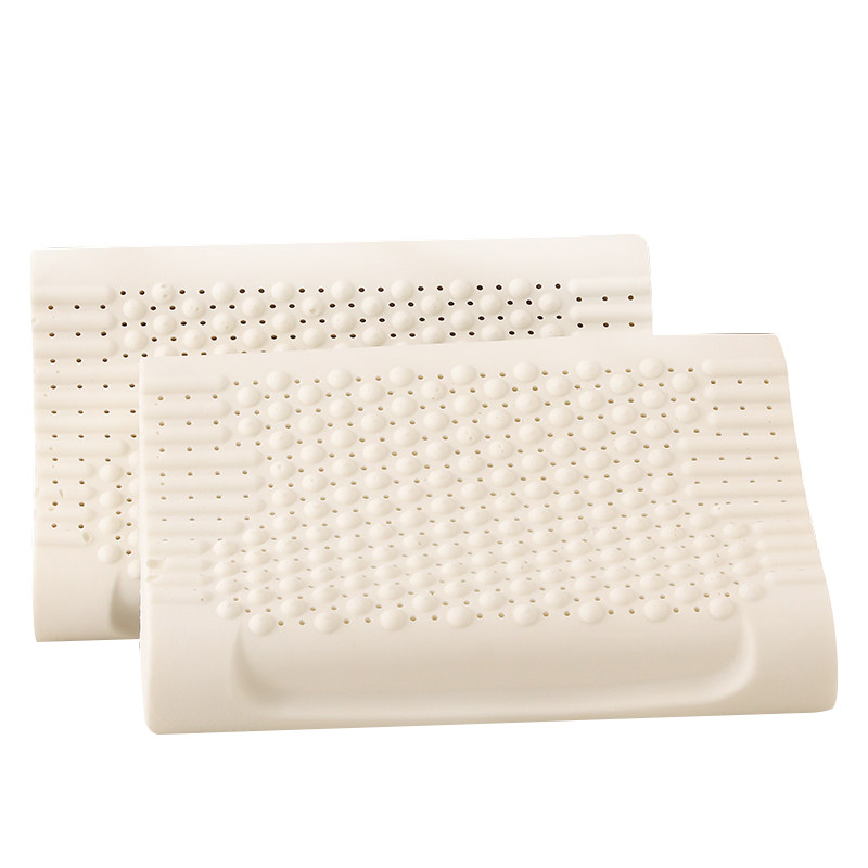 泰国一对乳胶枕头枕芯家用天然宿舍学生低枕护颈椎助睡眠专用整头,床上用品,乳胶枕,淘宝优惠券,粉丝福利购,淘宝优惠卷