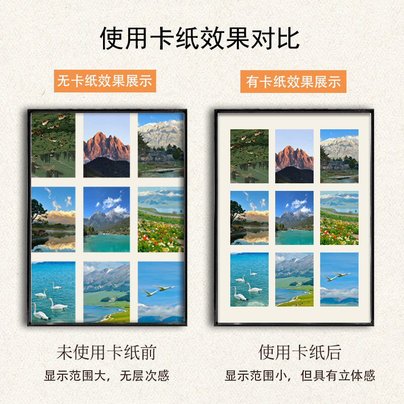 空框9宫格定制铝合金相框diy画框装裱九宫格油画框外框挂墙送卡纸,家居饰品,相框/画框,淘宝优惠券,粉丝福利购,淘宝优惠卷