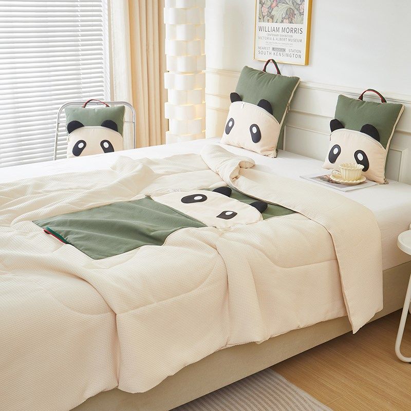 帆布款抱枕被子两用二合一夏季午睡毯子枕头车用空调被车载夏凉被,居家布艺,抱枕被,淘宝优惠券,粉丝福利购,淘宝优惠卷