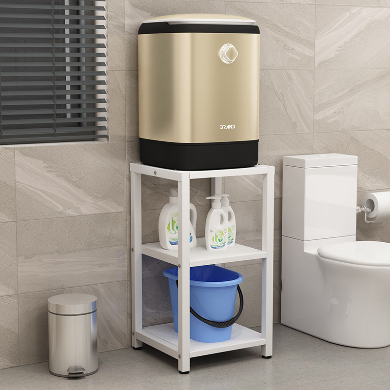 浴室小型洗衣机置物架洗澡间脸盆架子阳台内衣洗衣机卫生间收纳架