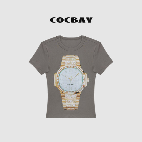 COCBAY-Urban Drift｜都市漫游-现代潮流高克重冰感手表印花短袖T