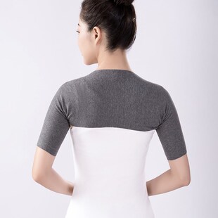护肩护颈椎蚕丝德绒保暖男女睡觉坎肩月子空调房肩周防寒四季 披肩