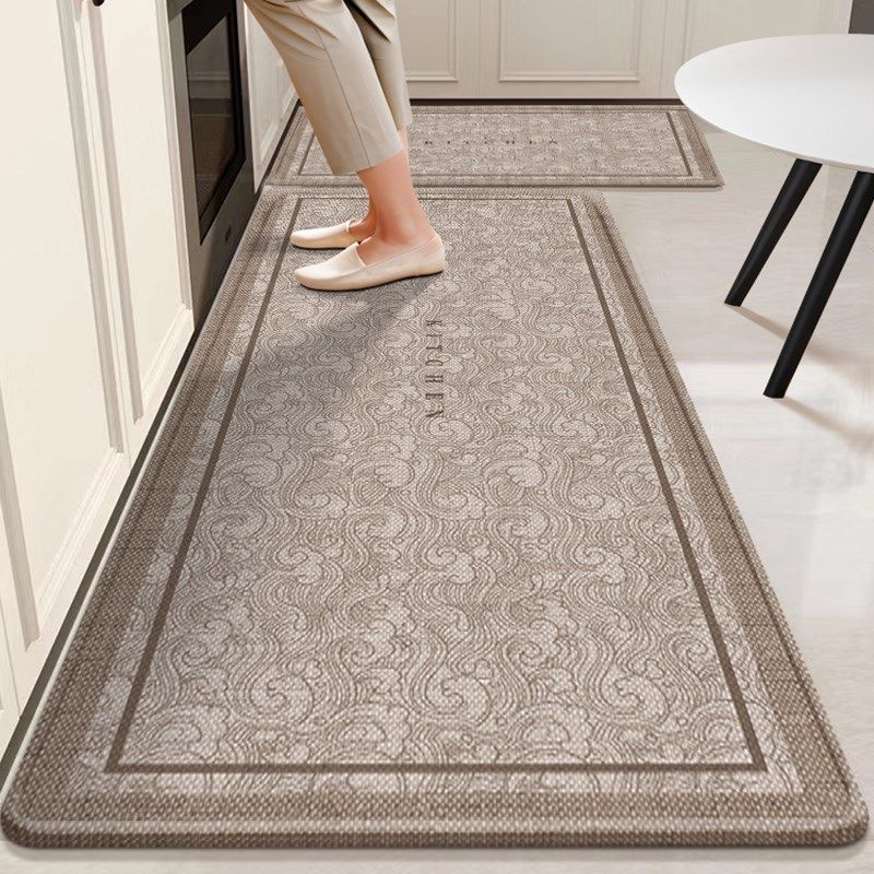 X厨房地垫防滑防油可擦免洗地毯垫2025新款家用吸水防水专用脚垫,居家布艺,厨房地垫,淘宝优惠券,粉丝福利购,淘宝优惠卷