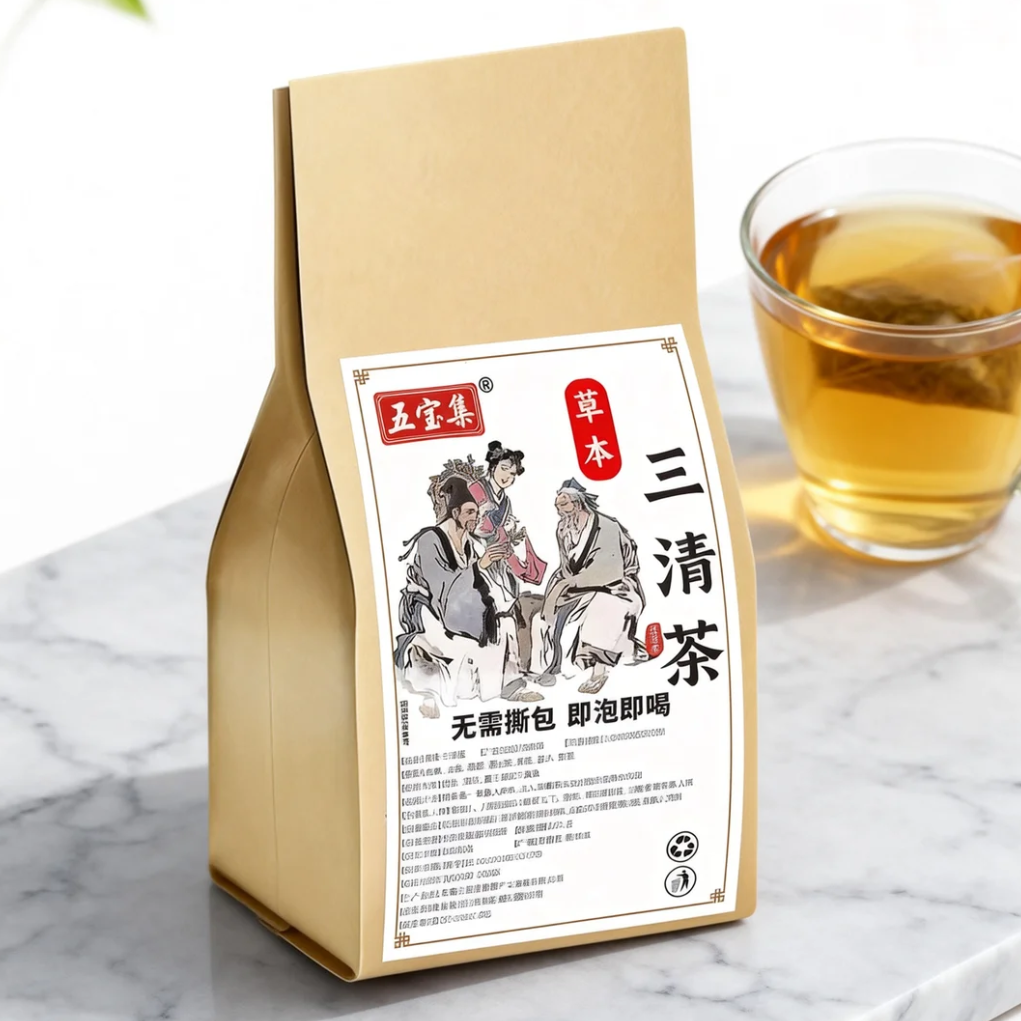【三清茶】袋泡茶五宝集 养生茶代用茶包独立小包装花茶袋装
