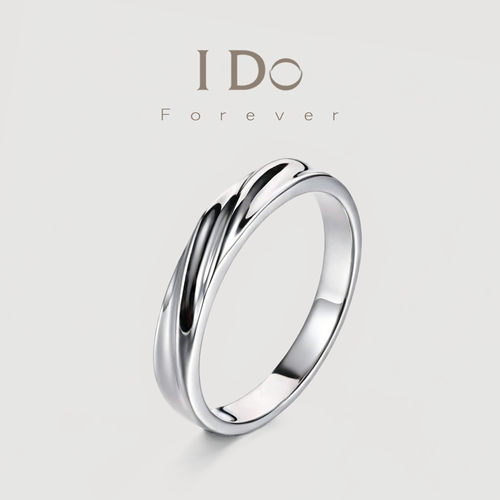 I DO Forever【培育】S925银戒指共度爱河男戒设计指钻戒求婚结婚