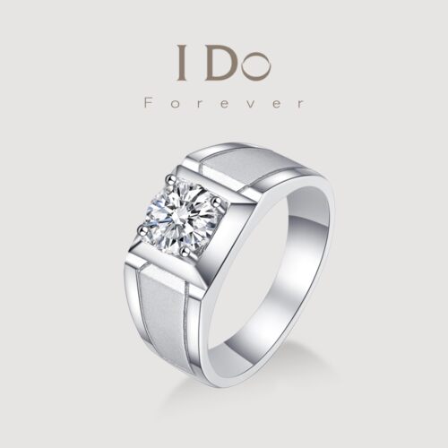 IDOForever培育钻戒1克拉求婚
